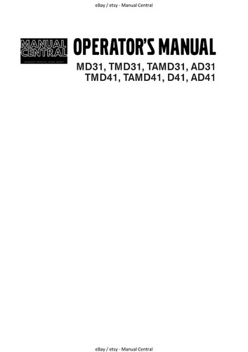 Motore volvo penta - motore, tmd31